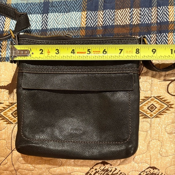 Fossil AIDA small crossbody leather black used - Picture 10 of 13